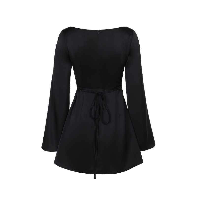 High-Rise Polyester Body-Hugging Mini Skirt