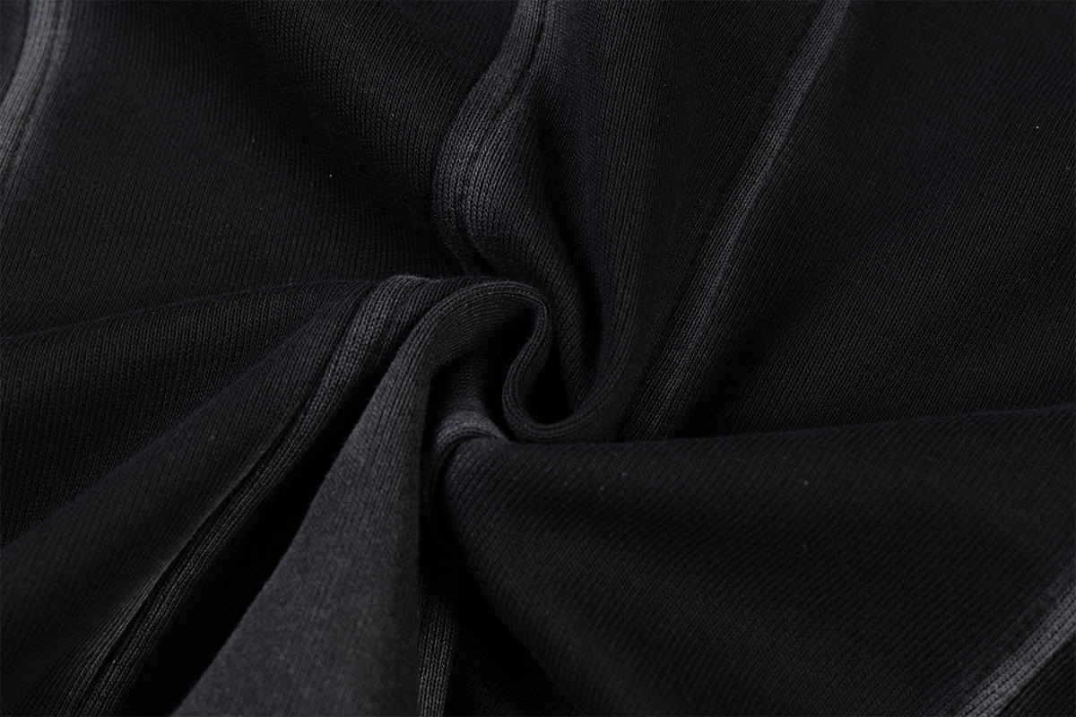 Retro Geometric Cotton Loose Fit Hoodie
