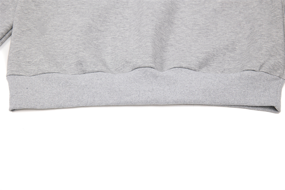 Men's Hoodie, Round Neck, Letter Embroidery, Casual Loose Fit, Long Sleeve Top for Men