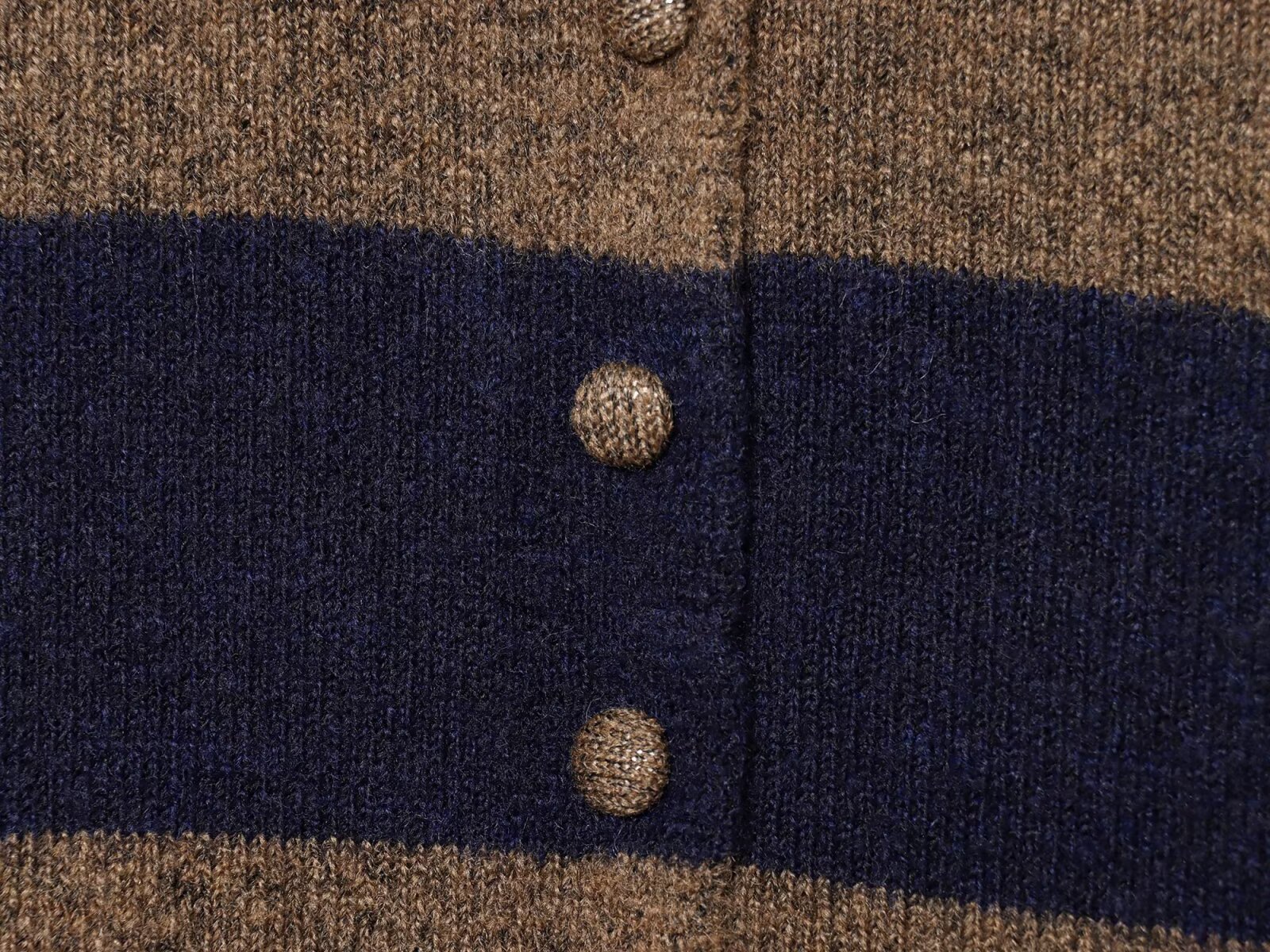 Striped knitted jacket