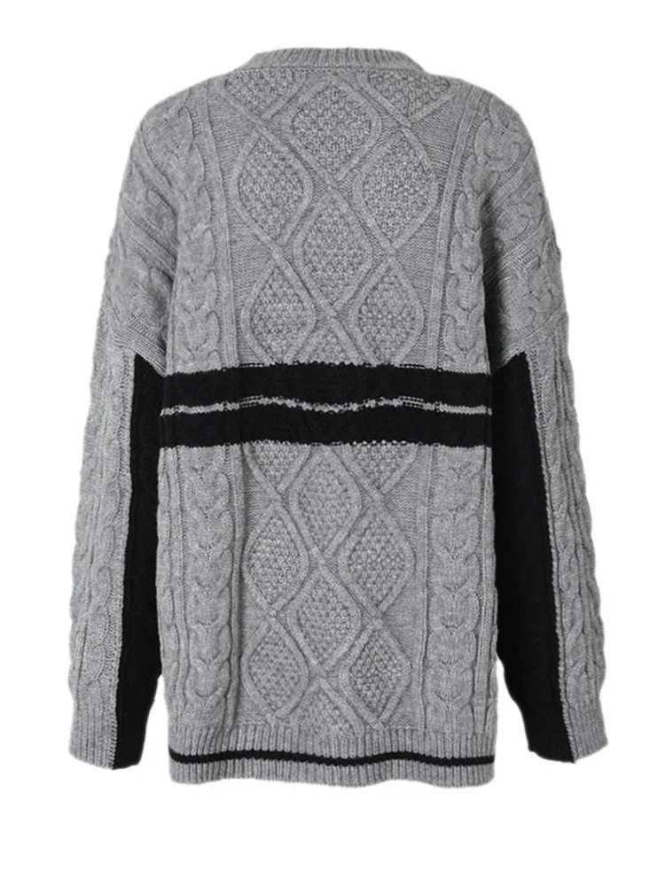 Ladies Oversized Knit Sweater