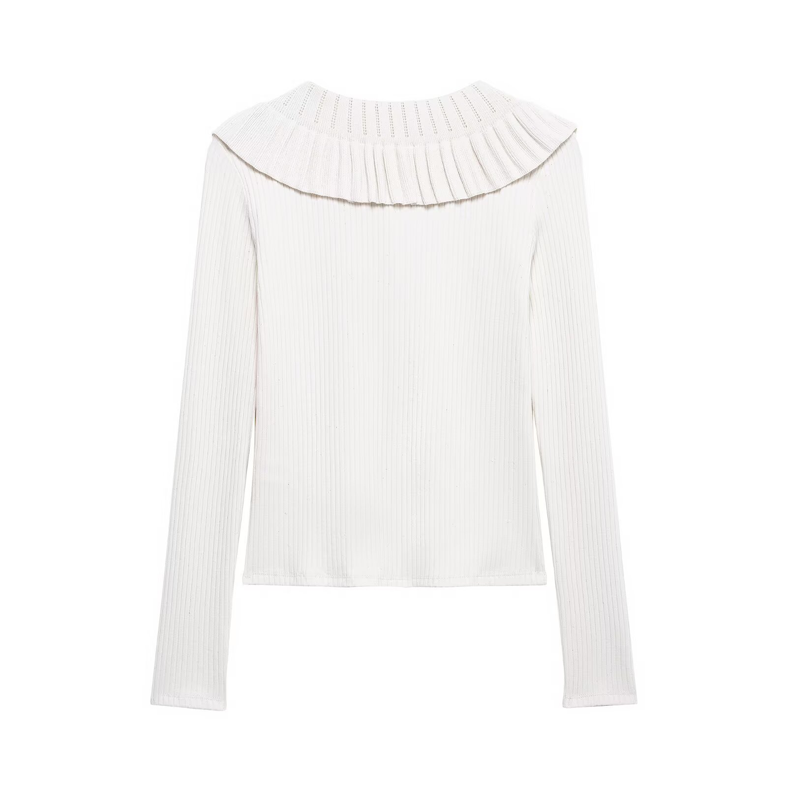 Solid Full-Length Scalloped Tie Front Cardigan