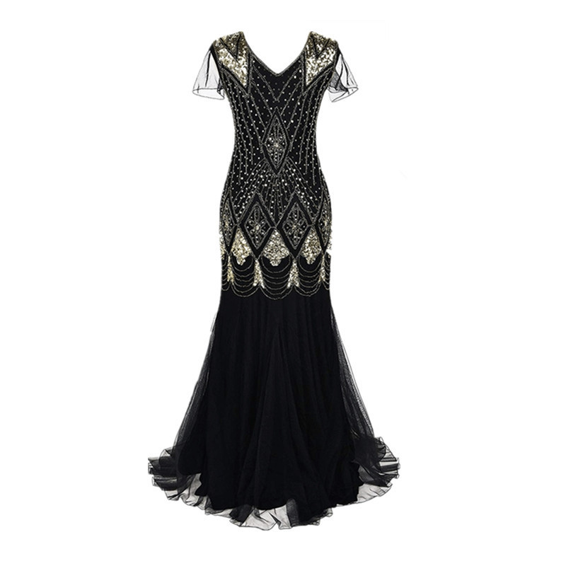 Art Deco Glitter Flapper Dress
