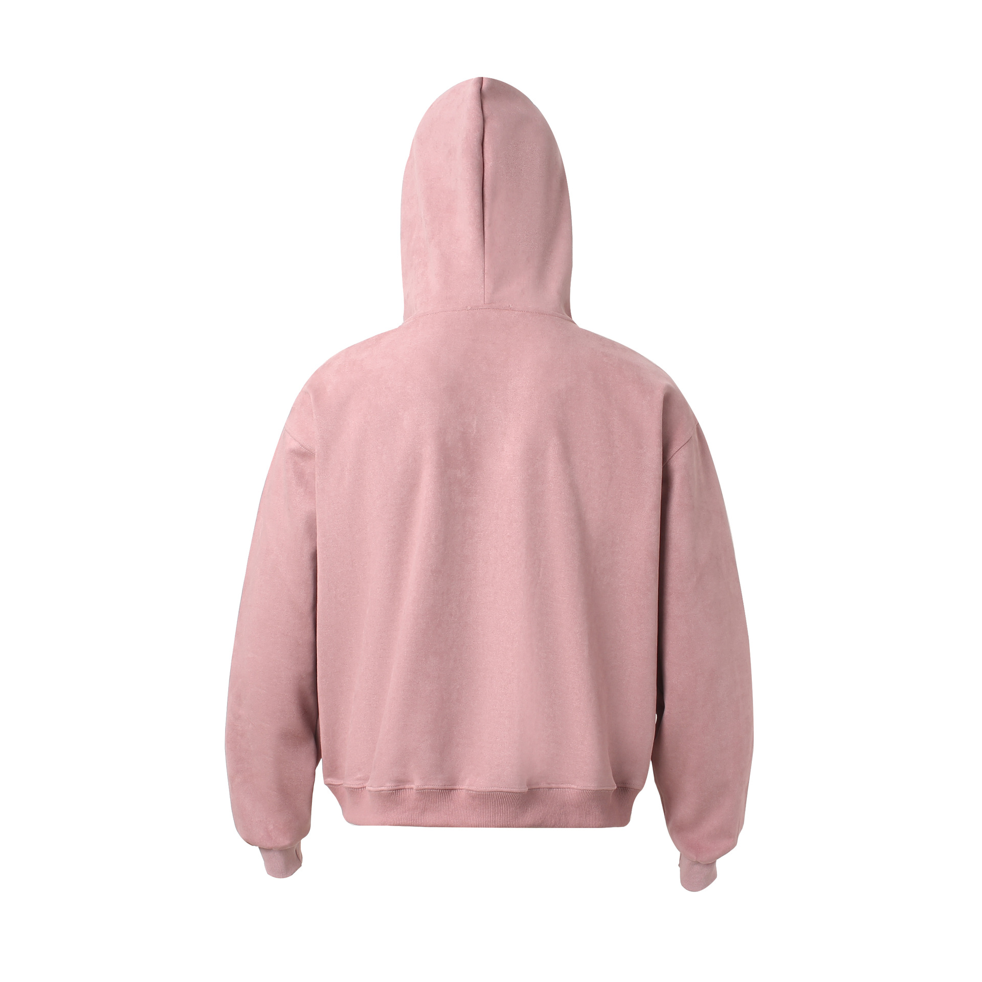 Men Boxy Retro Zip Hood Sweater