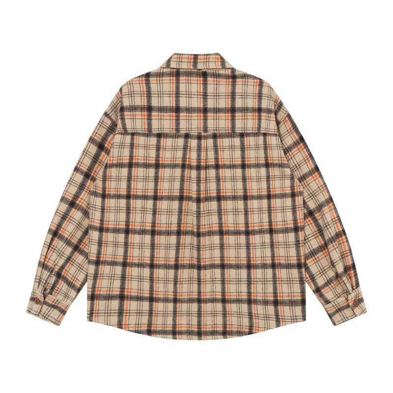Warm Relaxed Utility Tartan Oxford Shirt