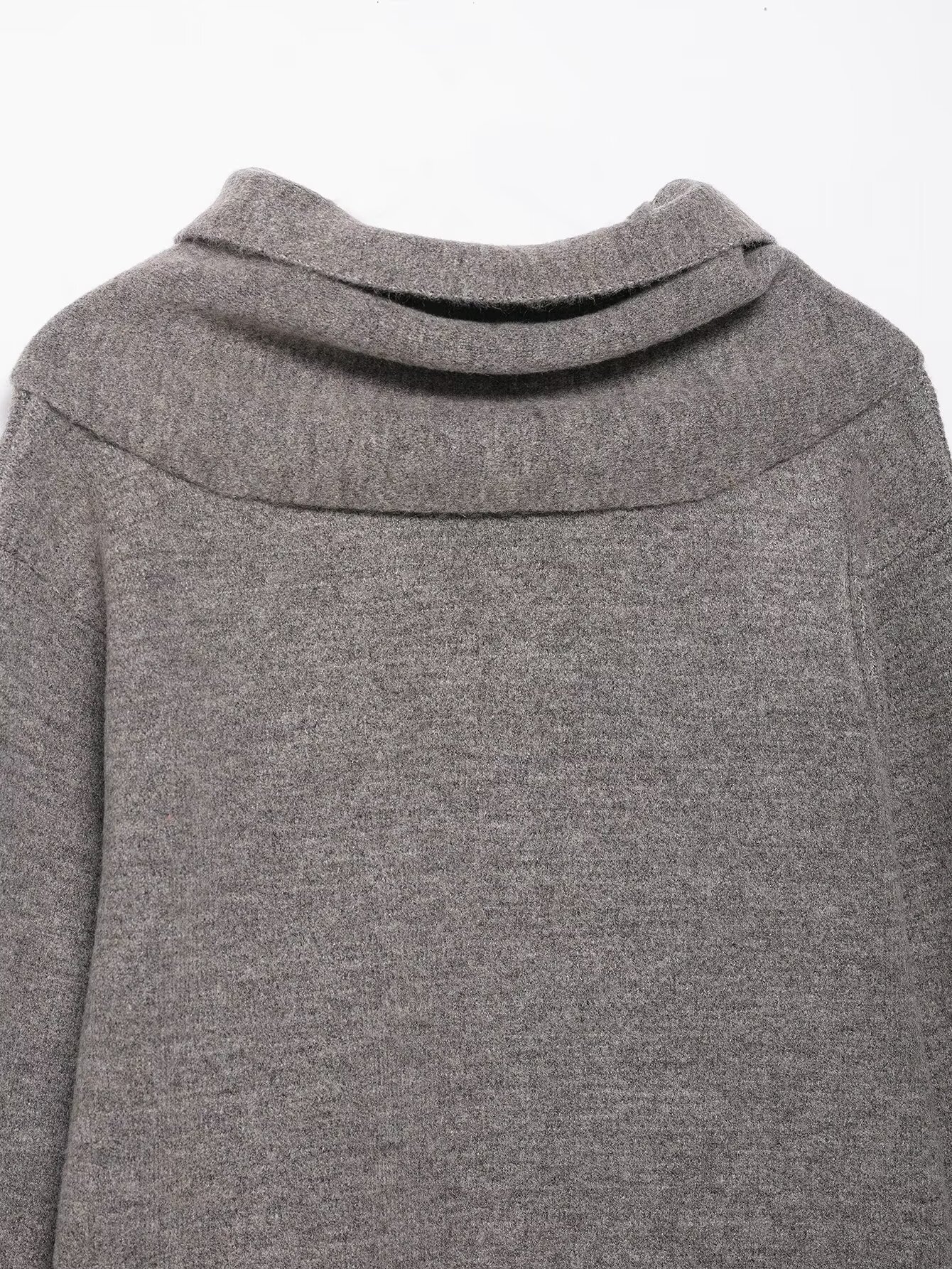 Stole Trim Knit Jacket