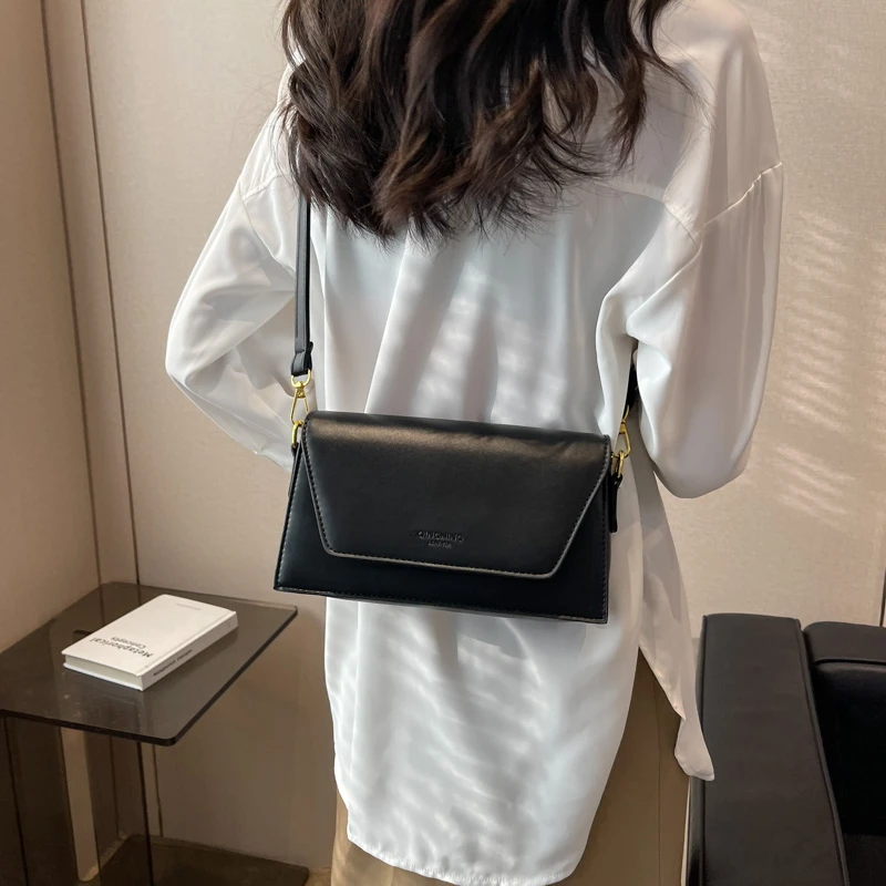 Ladies Olive PU Mini Satchel