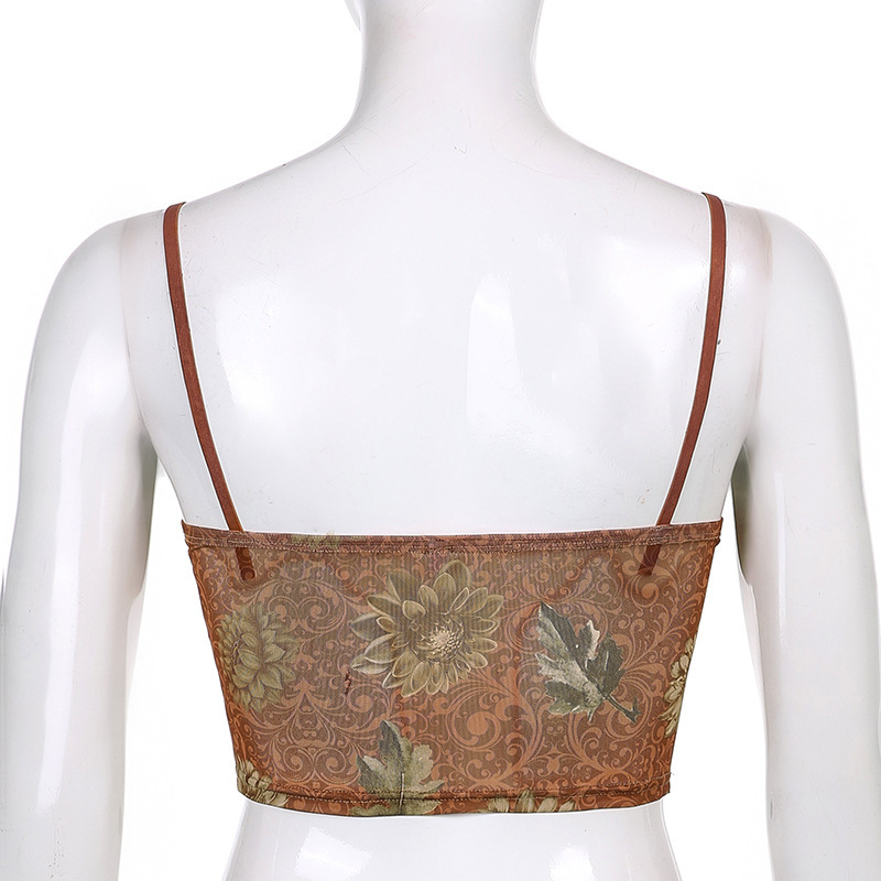 Ladies Sheer Plunge Shaping Vest