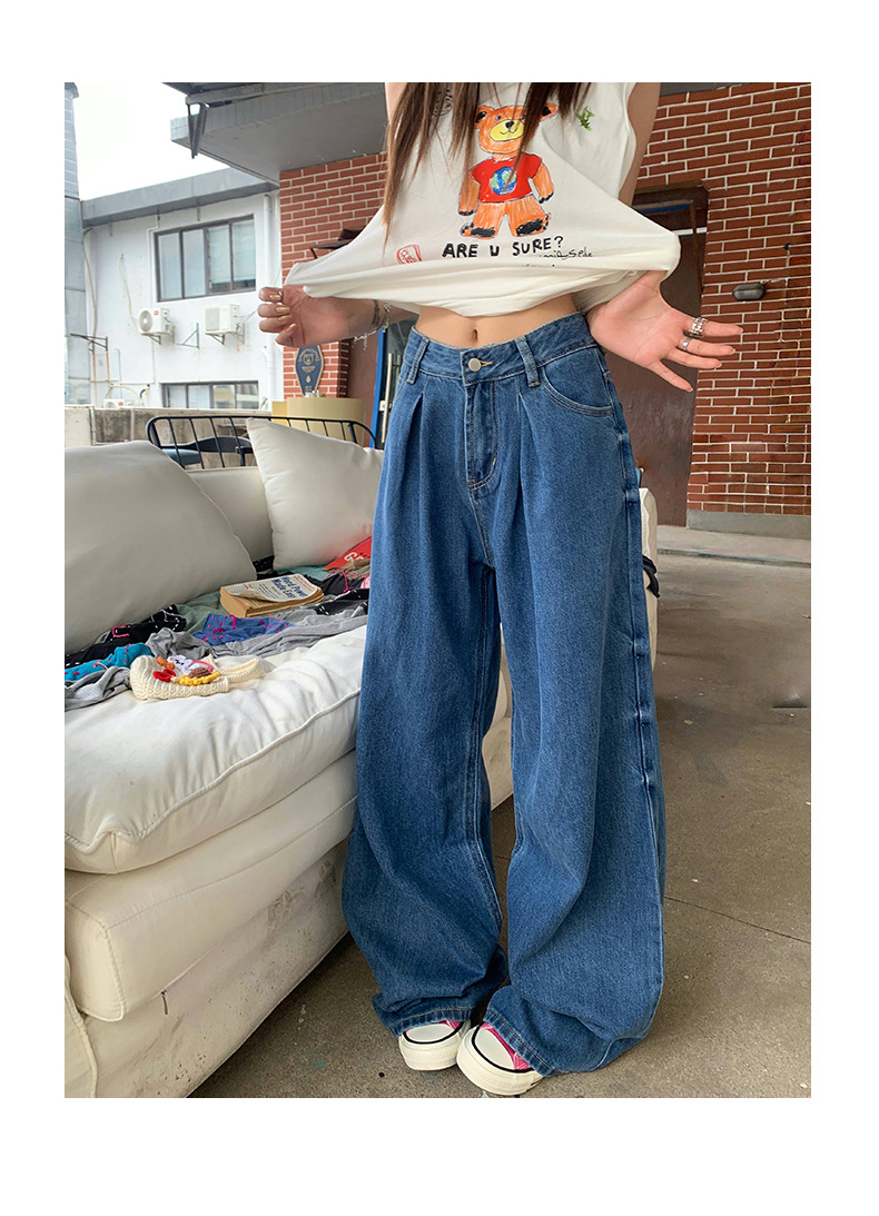 Loose Straight Leg Tencel Lyocell Breathable Wide-Leg Pants for Women
