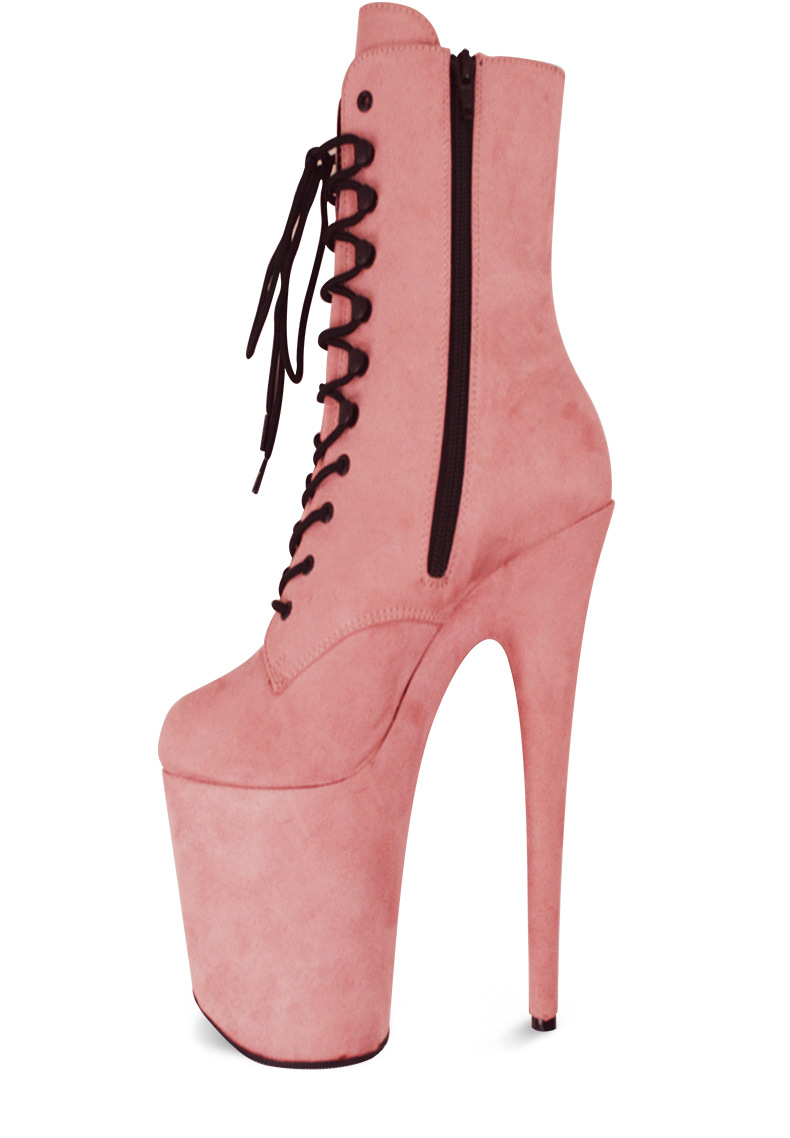 20CM super high heel pole dance shoes with waterproof platform pole dancing boots pole dance heel