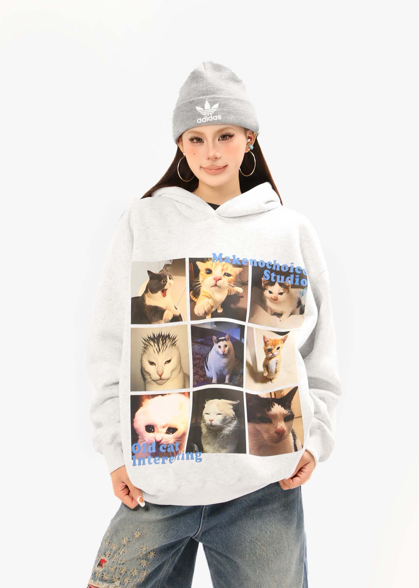 Cotton Feline Graphic Hoody