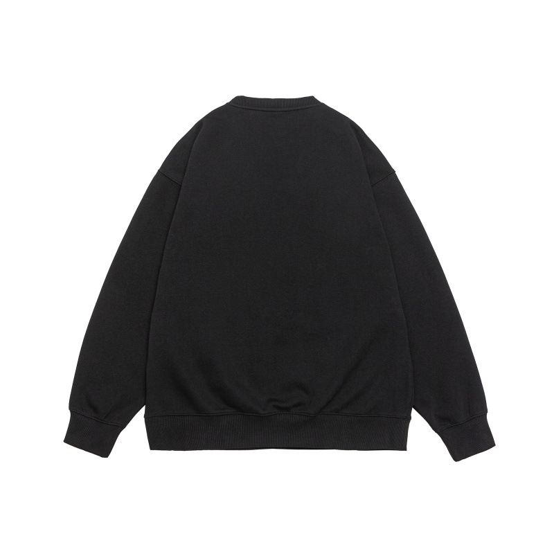 Layered Oversized Letter Print Hoodie
