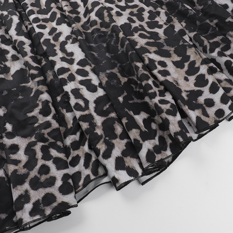 Bold Cheetah Pattern Sleeveless Maxi Dress