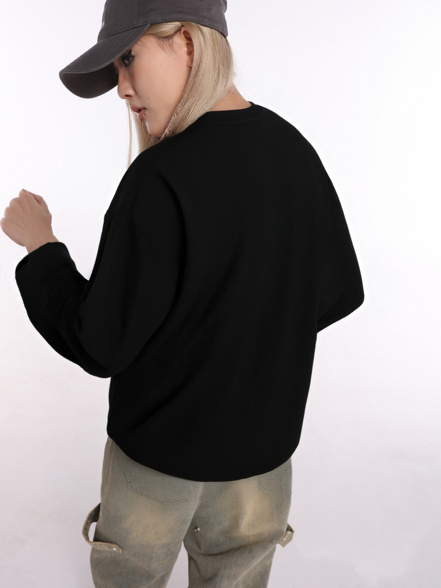 American Retro Cotton Feline Hoodie