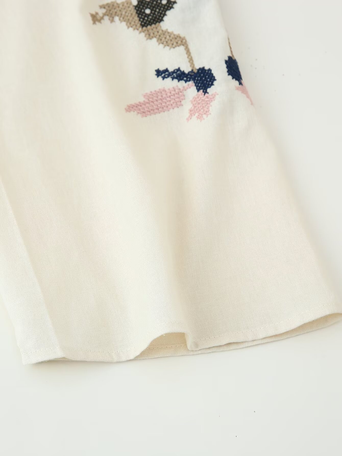Women's Clothing Floral Embroidery Dress