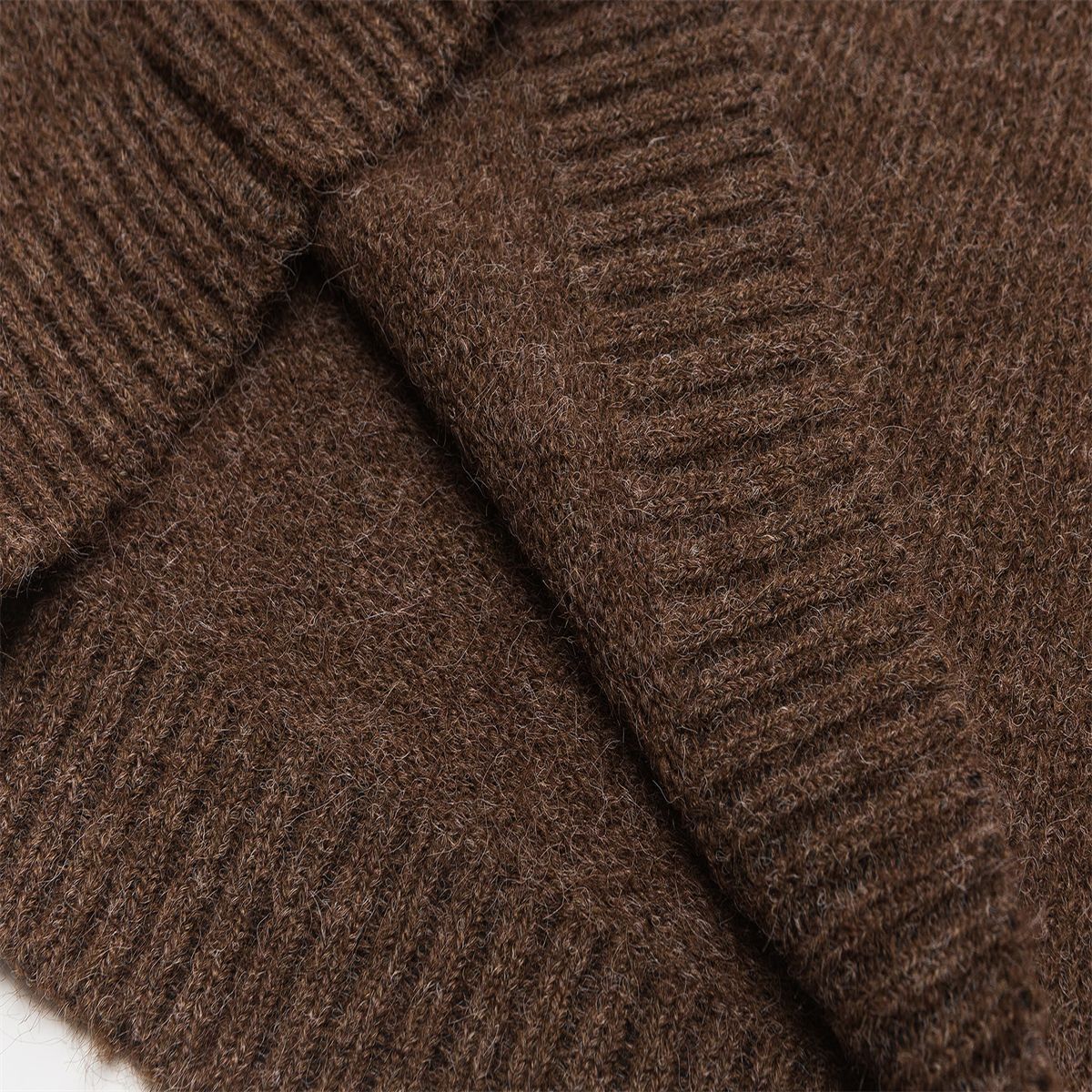 Recycled Polyester Japanese Workwear Color Block Hood Sweater