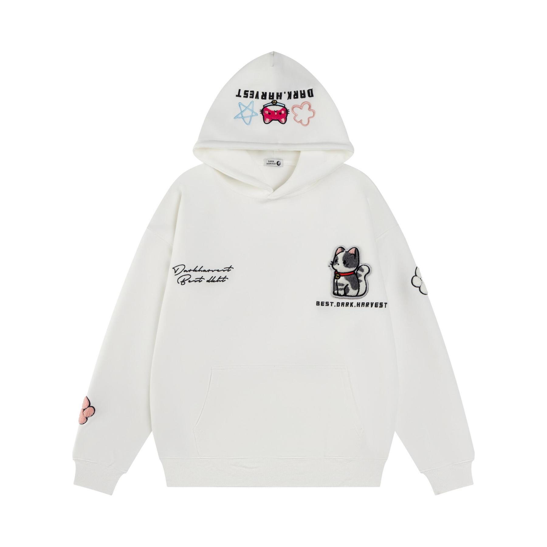 Composite Milk Silk Patch Hoodie