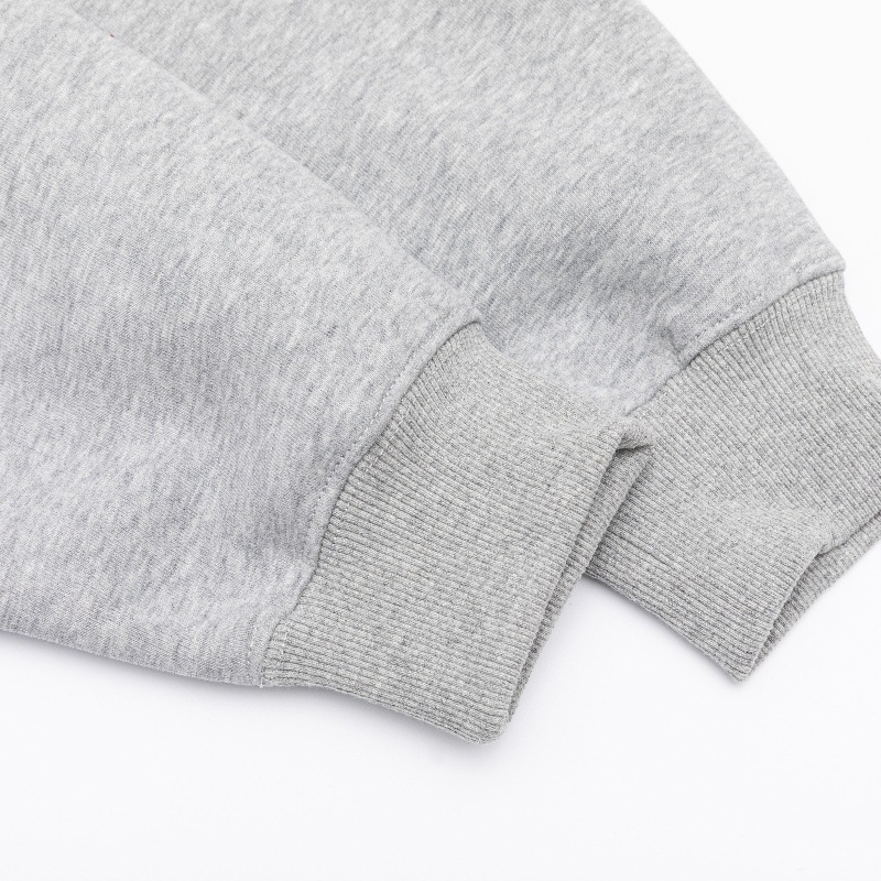 Retro Oversized Cotton Blend Lettering Hoodie