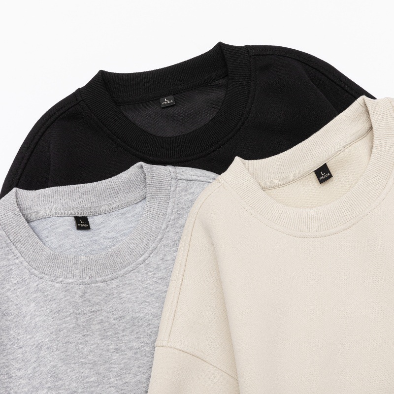 Oversized Cotton Blend Streetwear Pullover Hoodie