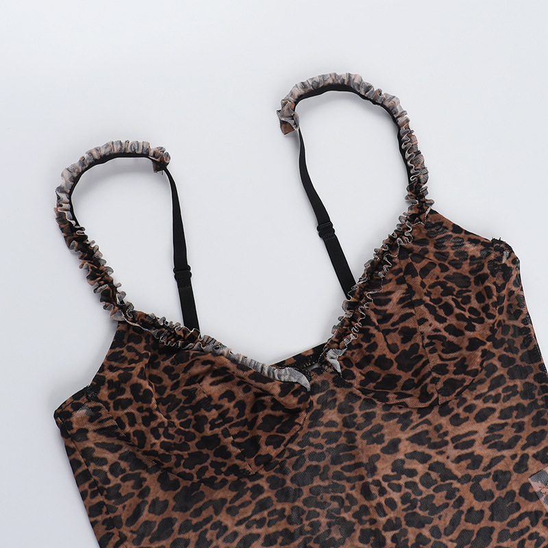 Bold Spotted Push-Up Cropped Waistcoat