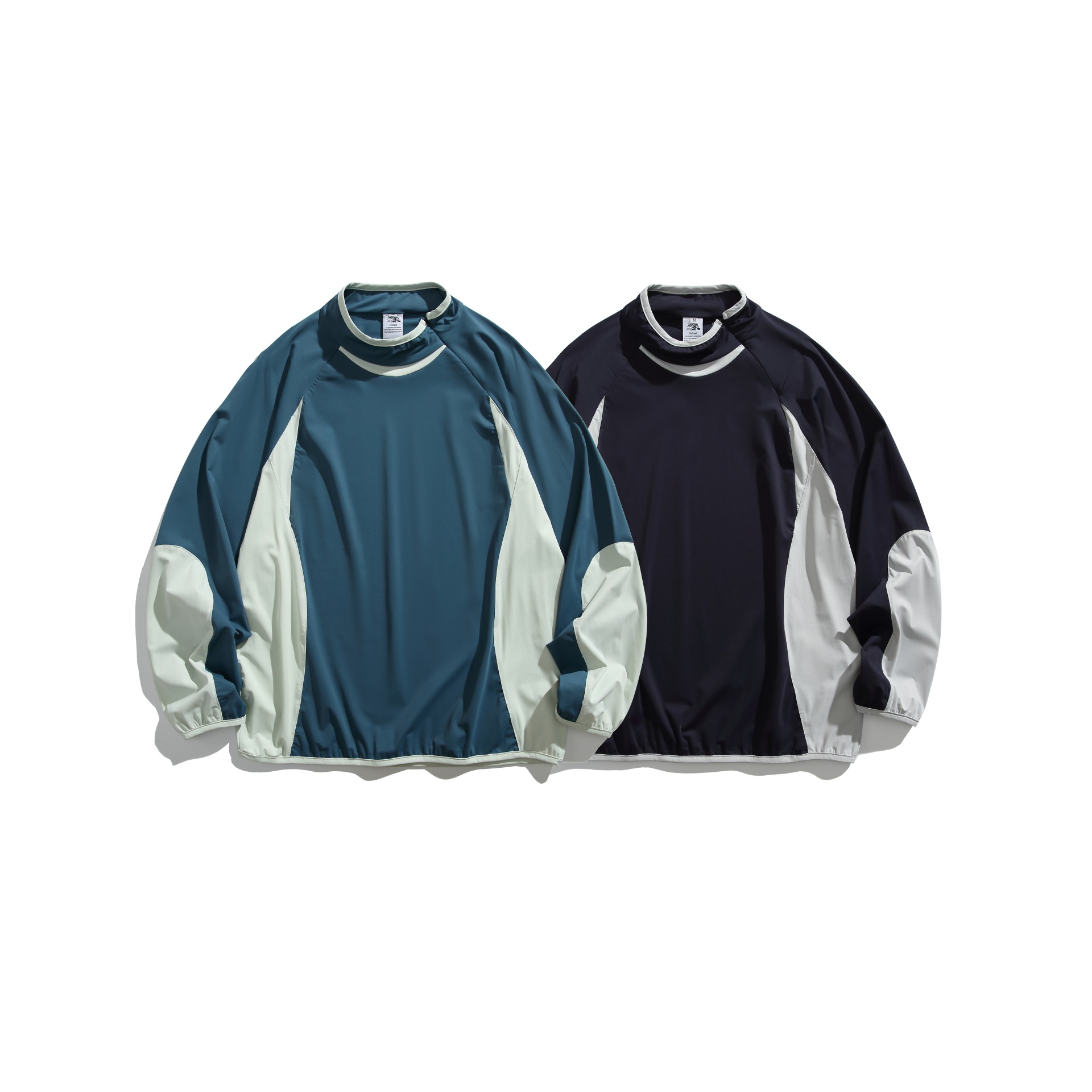 Oversized Long Sleeve Acrylic Letter Print Hood Sweatshirt