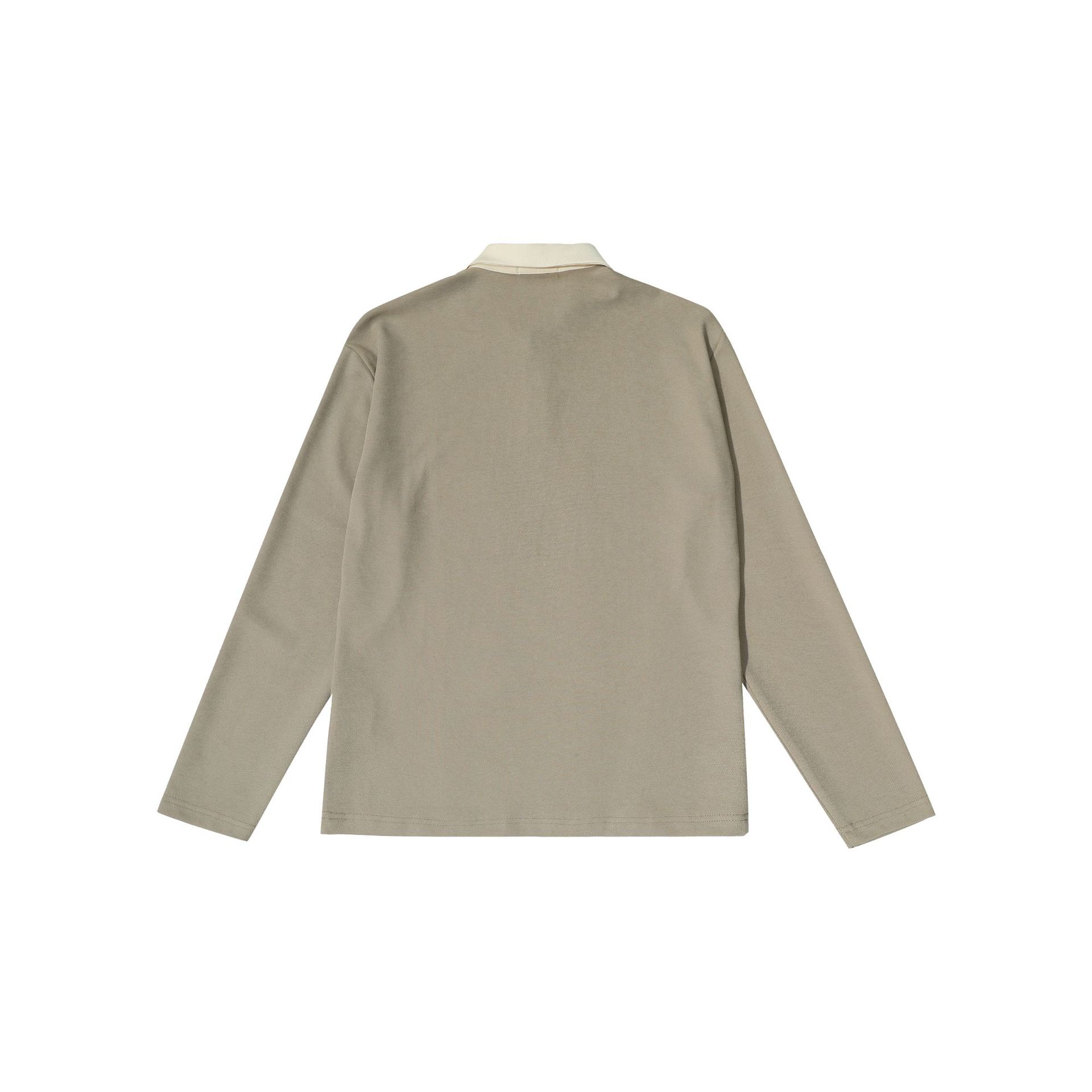 Vintage Color-Block Long Sleeve Cotton Blend Sweater