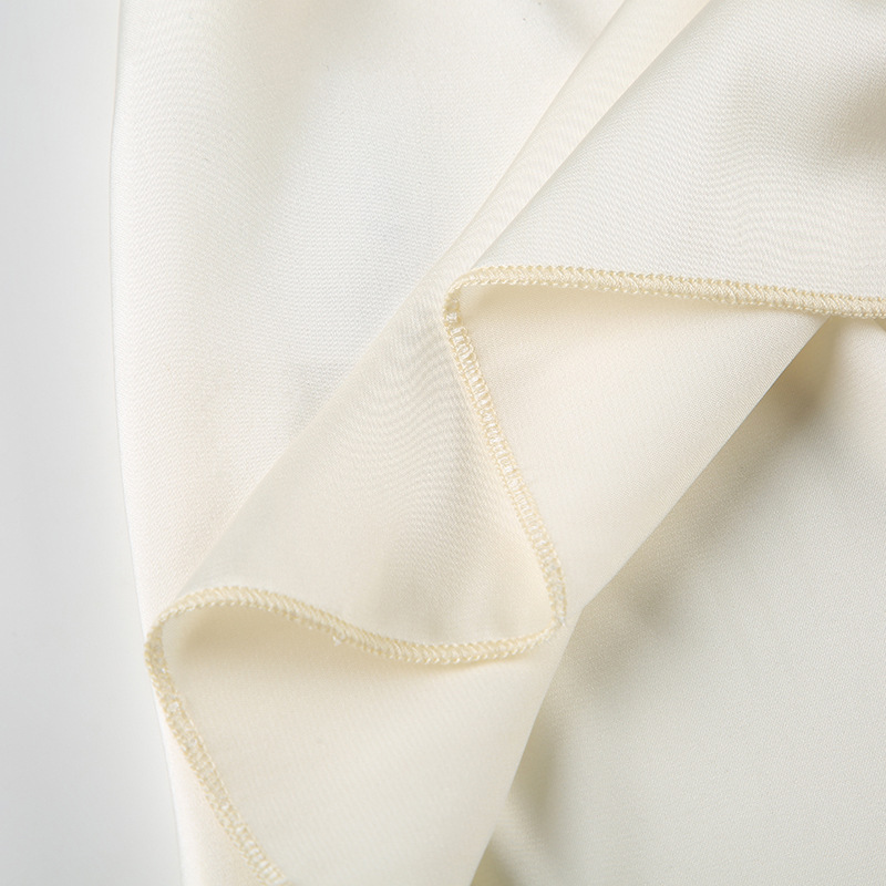 Ribbon Trim Contrast Clasp Slit Sling