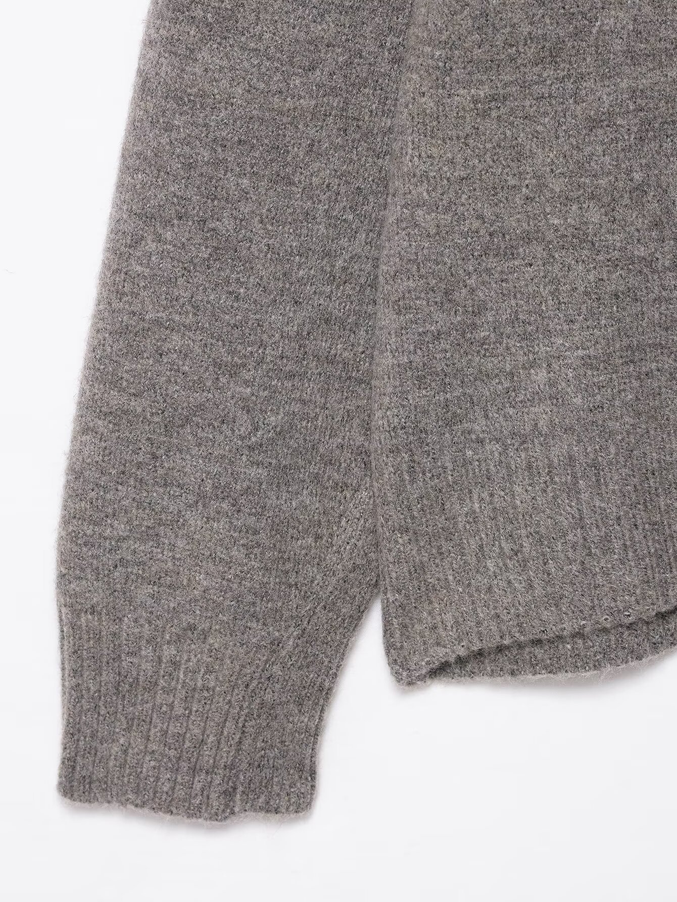 Stole Trim Knit Jacket