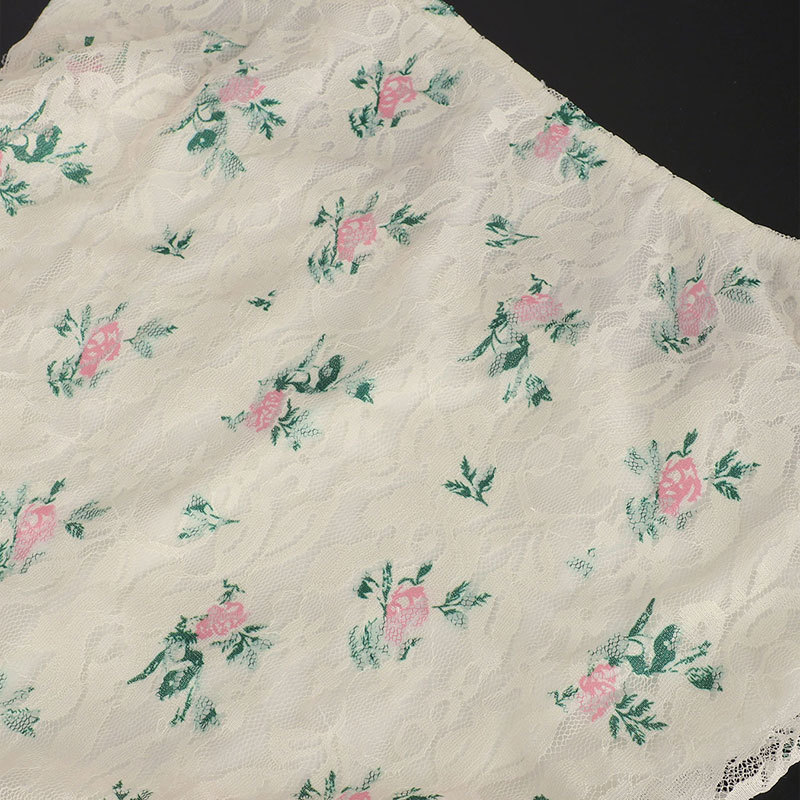 Tiered Patterned Side Split Dress