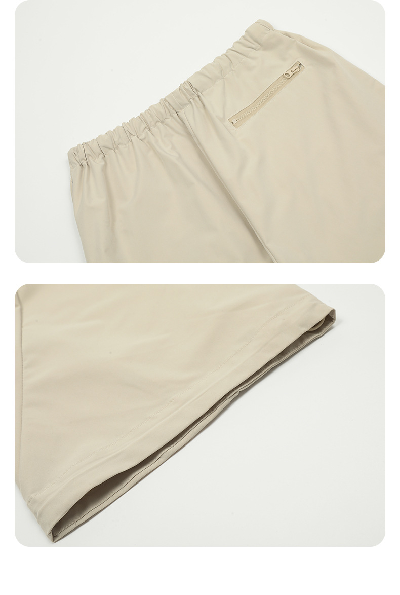 Work Pants for Men and Women Loose Quick-Dry Straight Leg Cargo Trousers