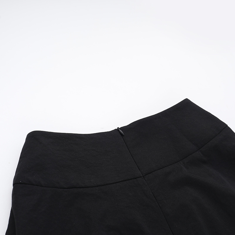 Sophisticated Flared Solid Color Skirt