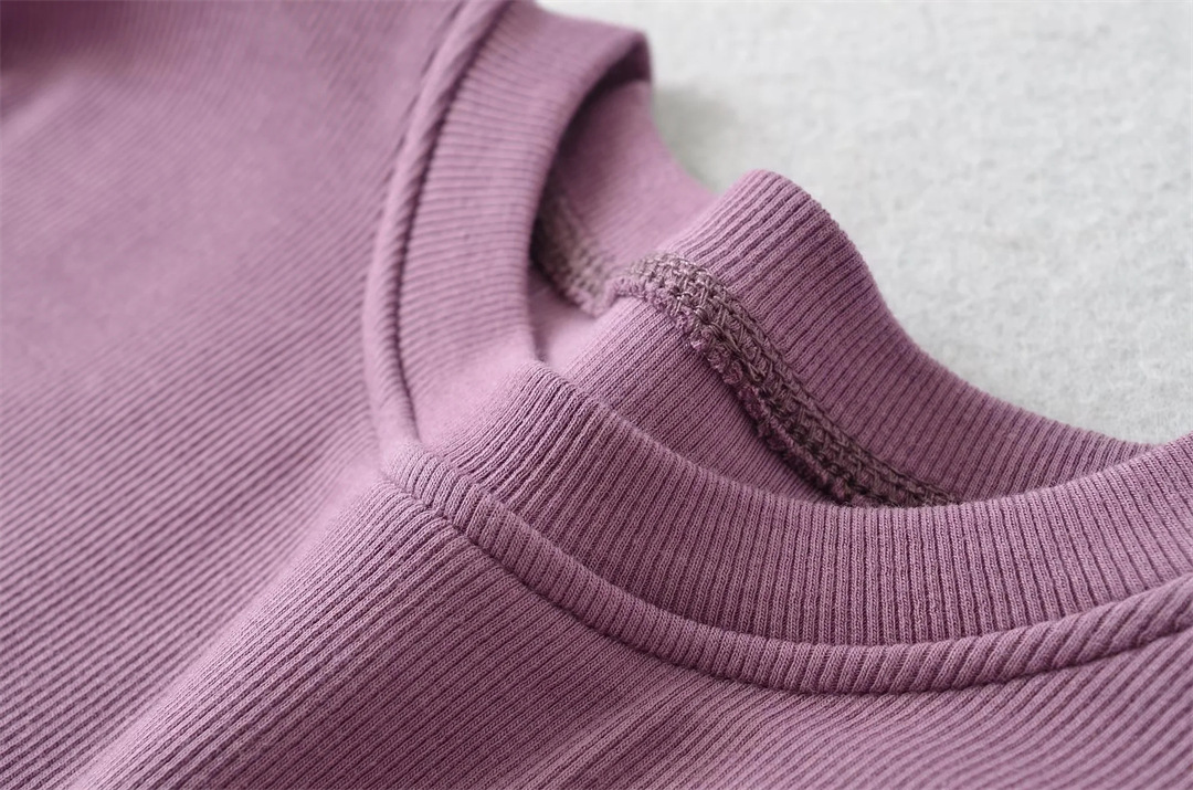 Japanese Crew Quilted Plain Slim-Fit Base-Layer Tee