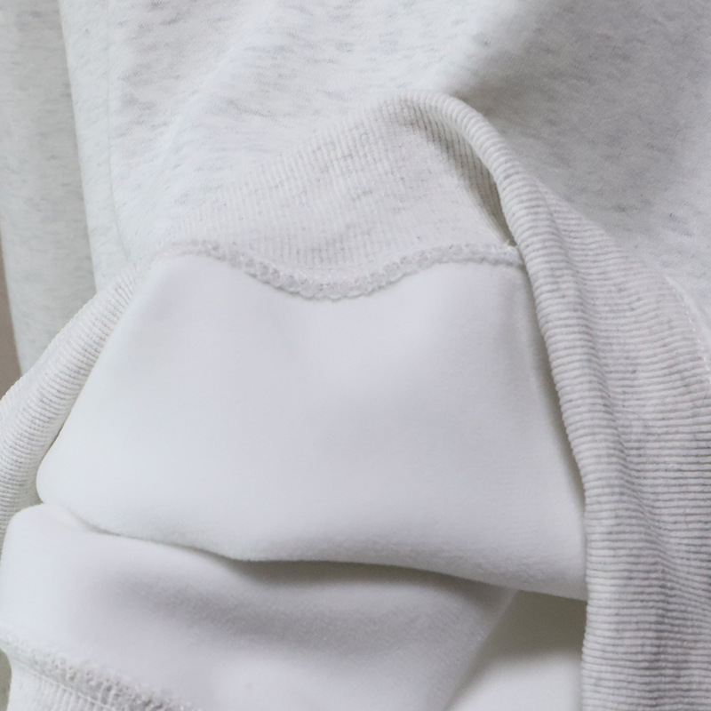 Letter Towel Embroidery Fleece Lined Thick Loose Casual Hoodie for Women