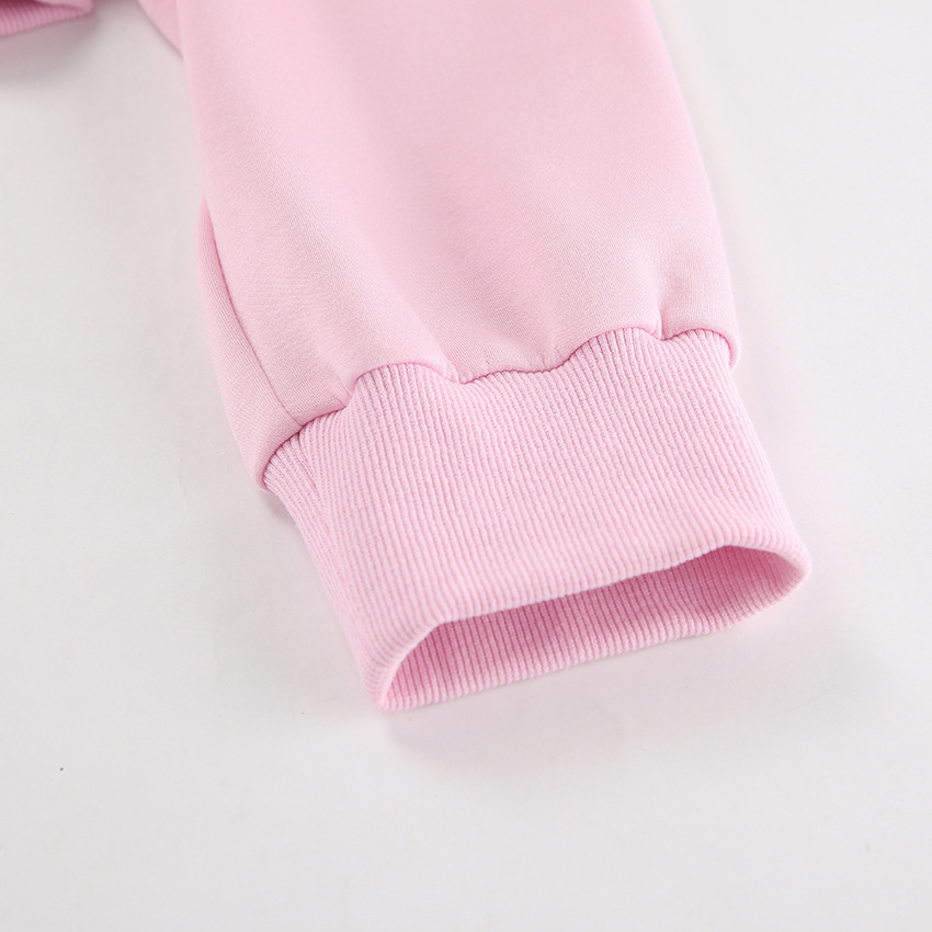 Commuter Relaxed Fit Cotton Crewneck Long-Sleeve Frill-Trimmed Top