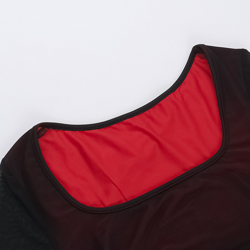 Form-Fitting Full-Sleeve Ruched Hip Dress