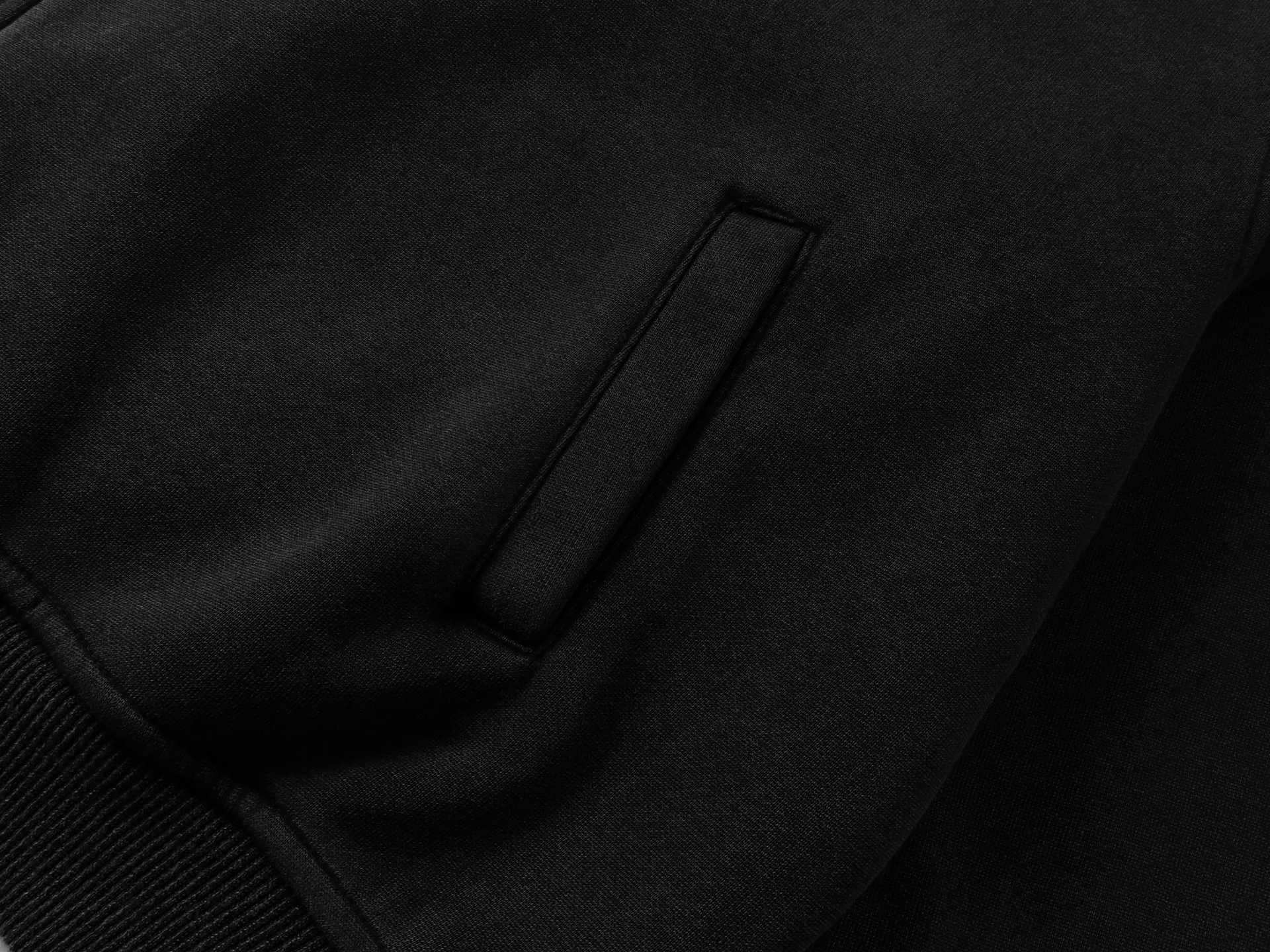 American Retro Loose Fit Geometric Zip Hoodie