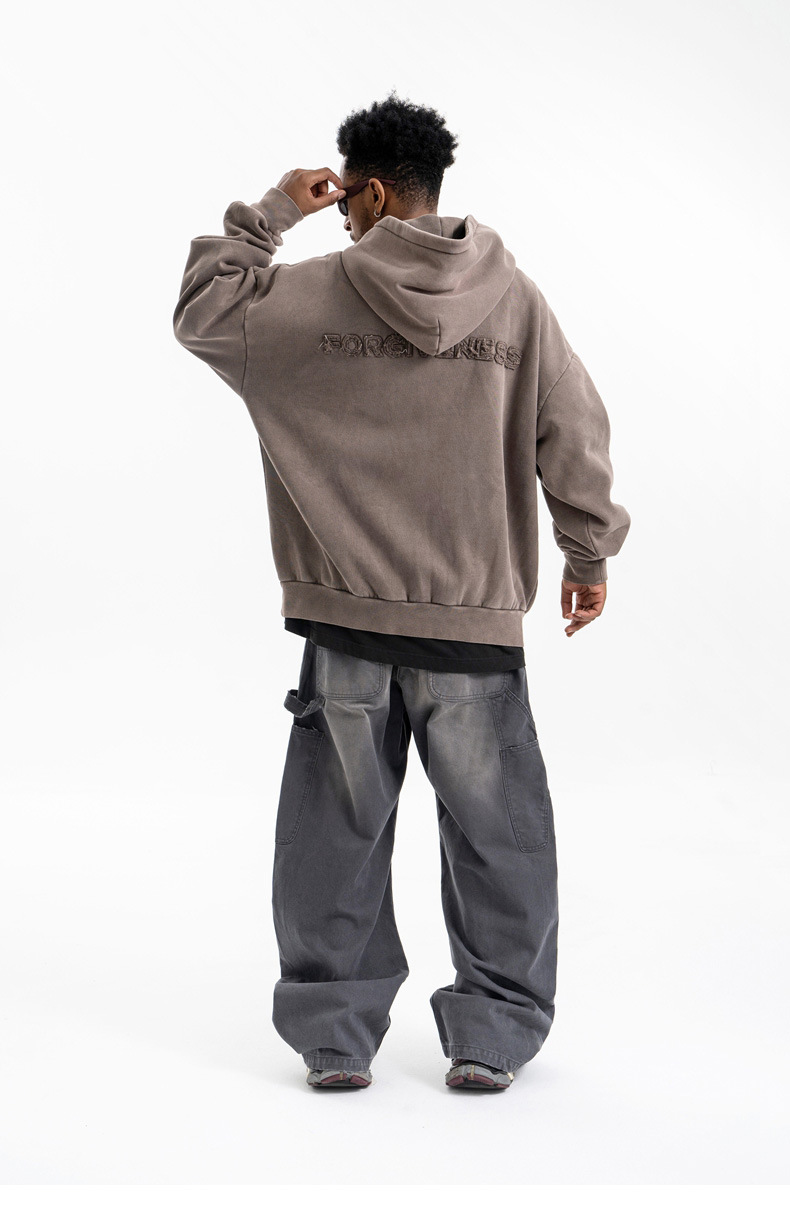 Essential Cotton Initial Hoodie
