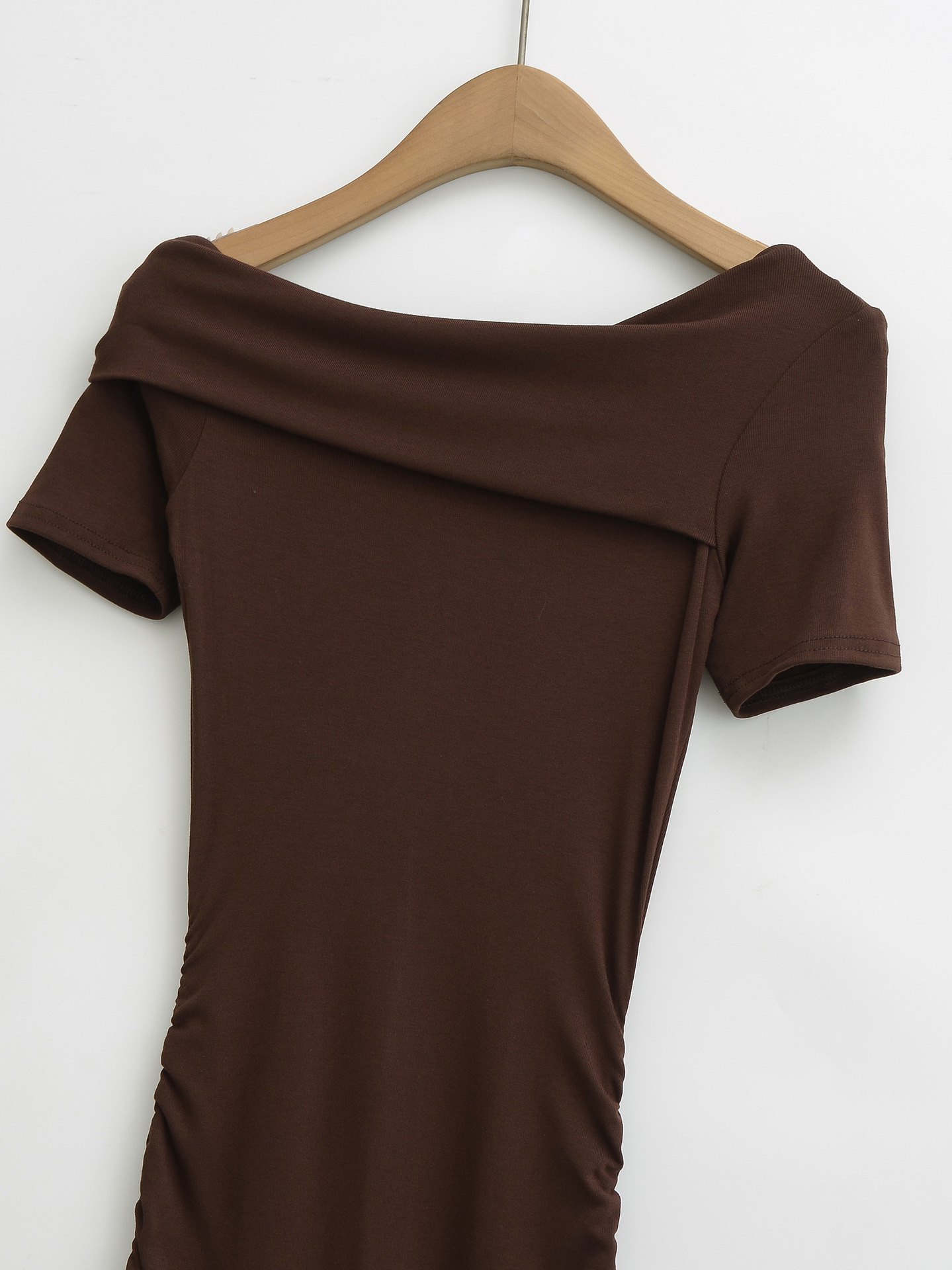 Long Dress Oblique Neck One-Shoulder Dress