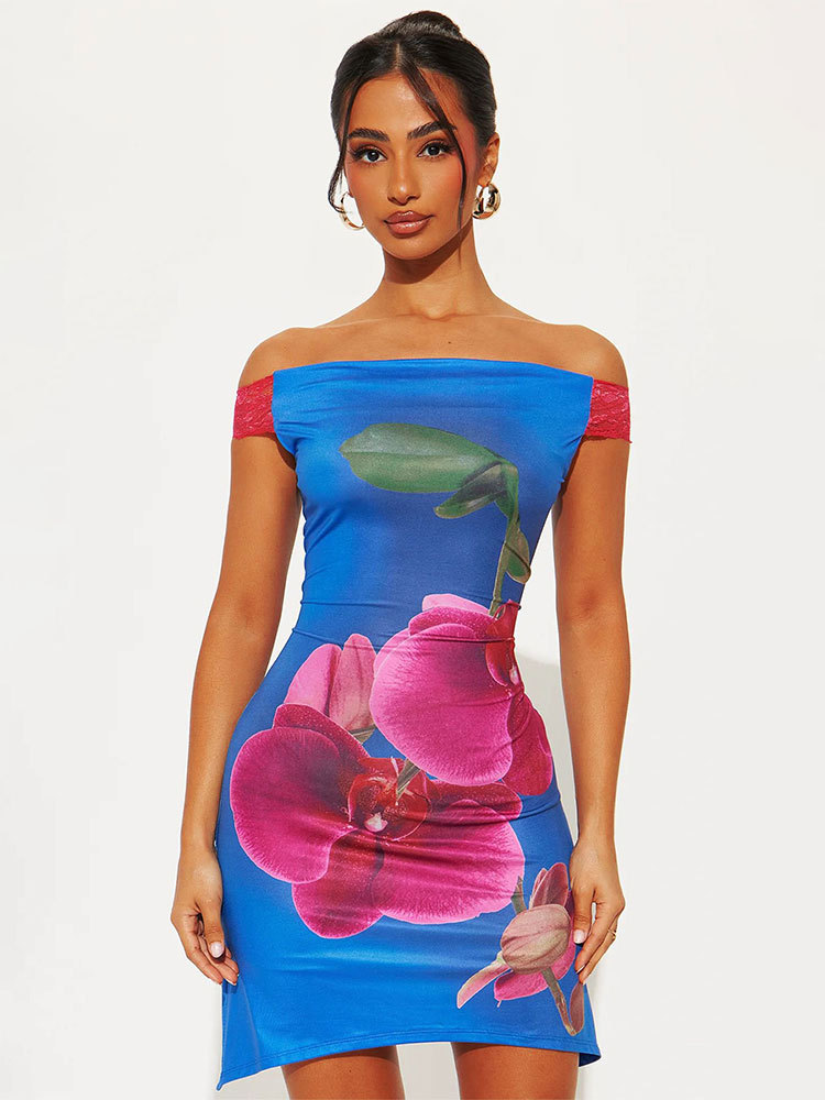 Ladies Bodycon Patterned Dress
