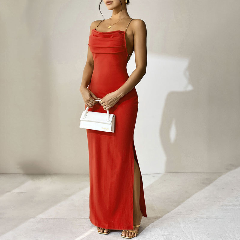 Ladies Strapless Fitted Open Back Dress