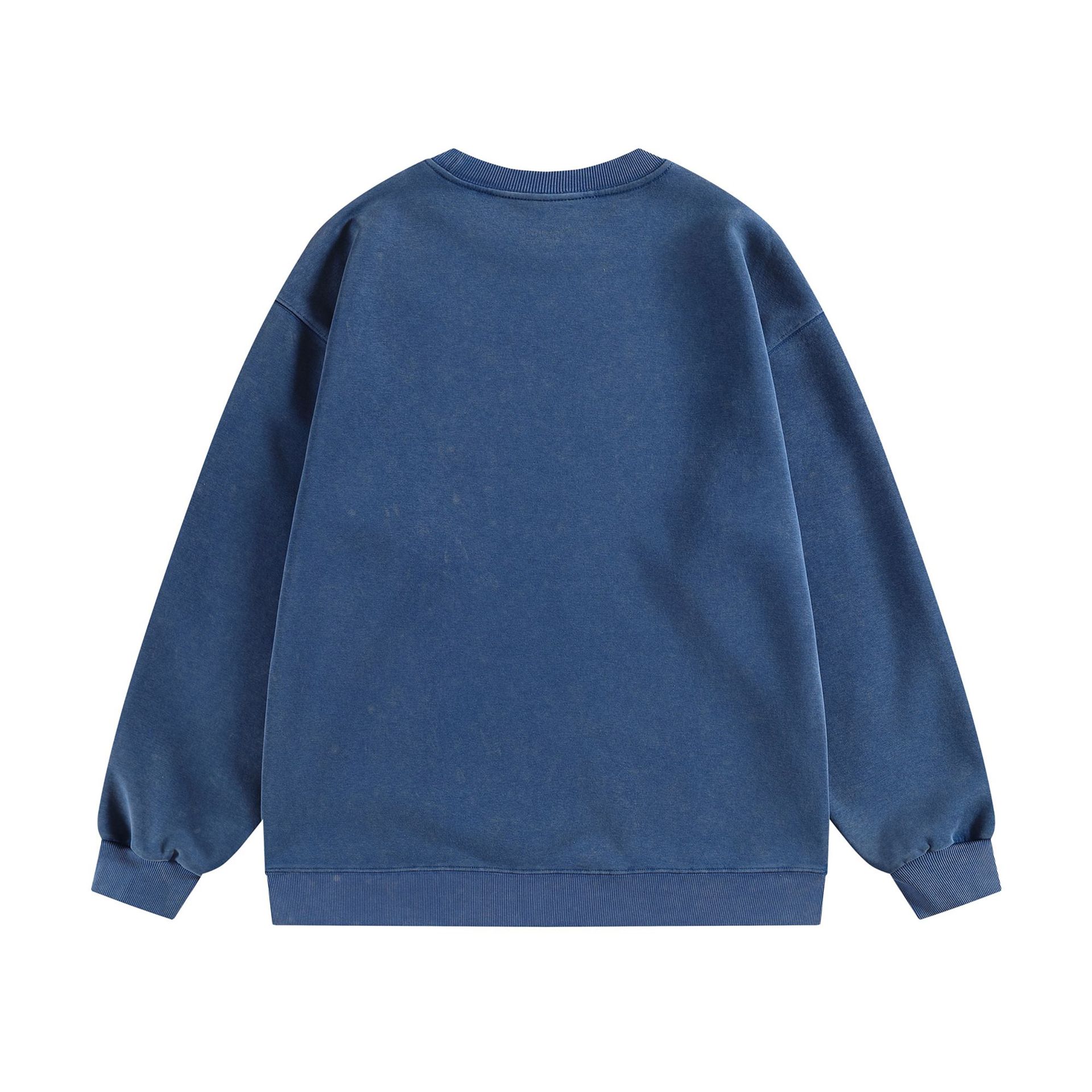 Oversized American Long Sleeve Sweatshirt