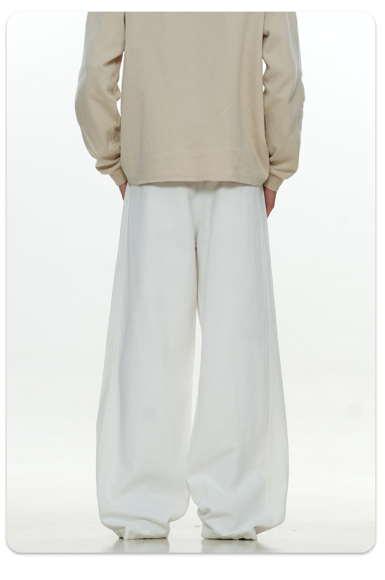 Casual Pants for Men and Women A-Line Slim Fit Tapered Leg Long Pants