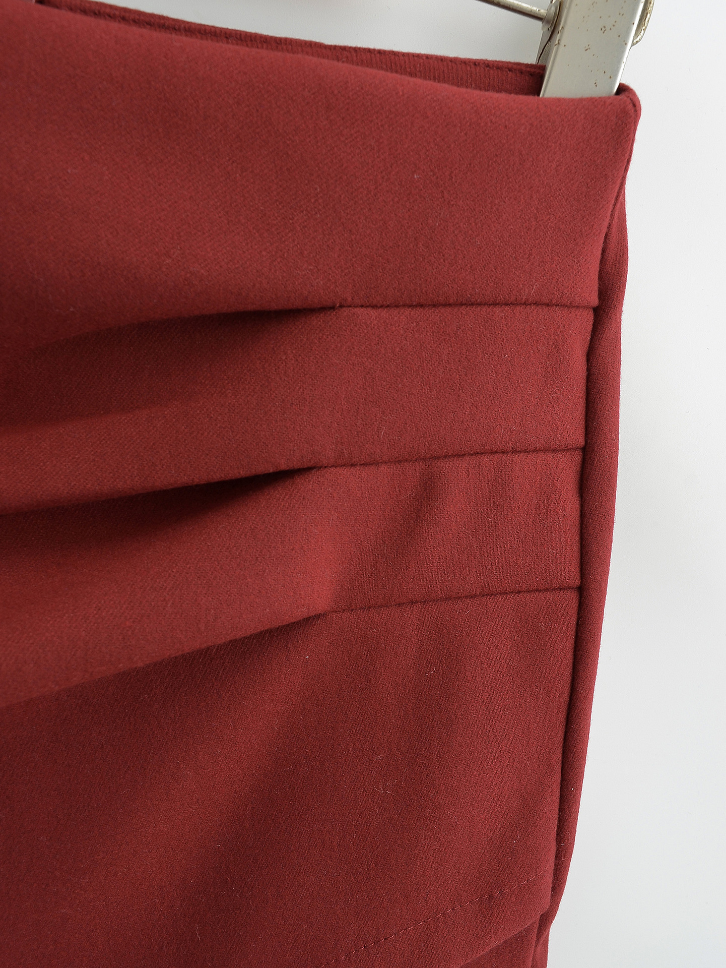 Asymmetrical Unprinted Cotton Blend Streetwear Skirt