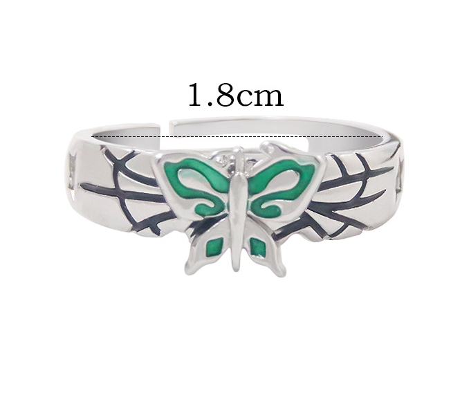 Jojo Bizarre Adventure Stone Sea and Sky Strip Xu Lun Butterfly Ring COS Ring Jewelry