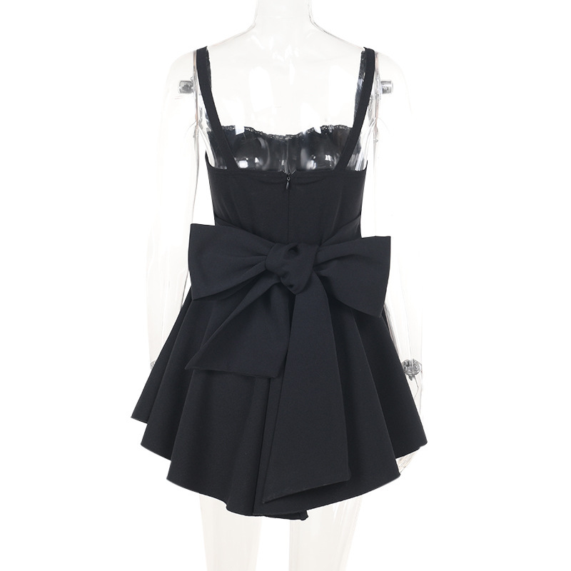 Ribbon Strap Bodycon Waist Sash Dress