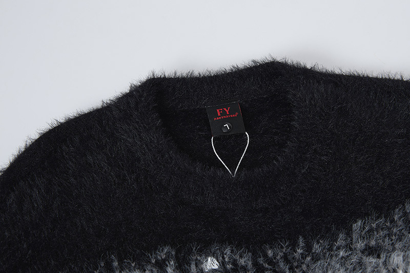 Oversized Jacquard Long Sleeve Sweater