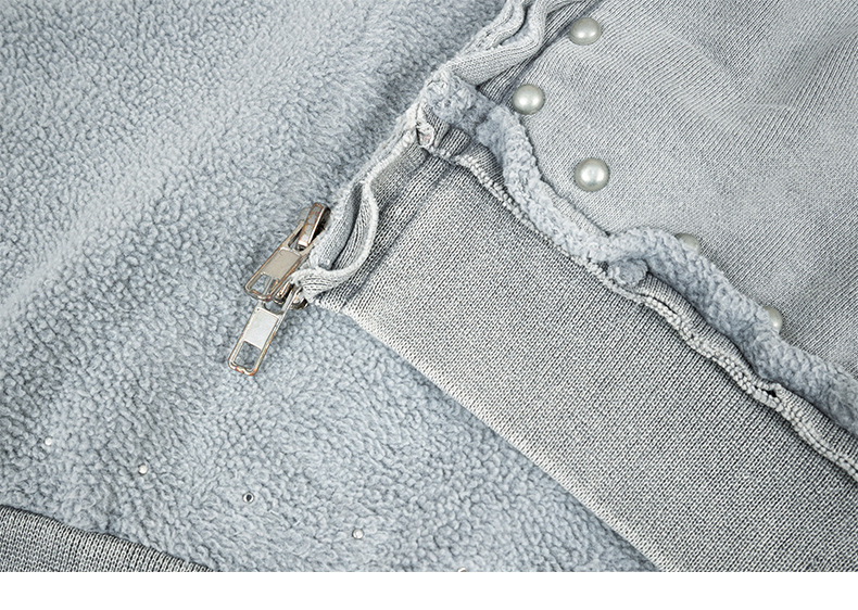 Men's Exposed Seam Cotton Hood Sweatshirt