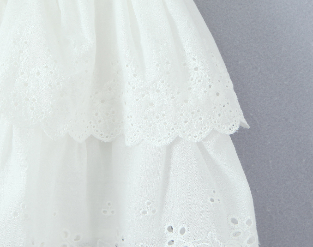 Lace lace fluffy skirt