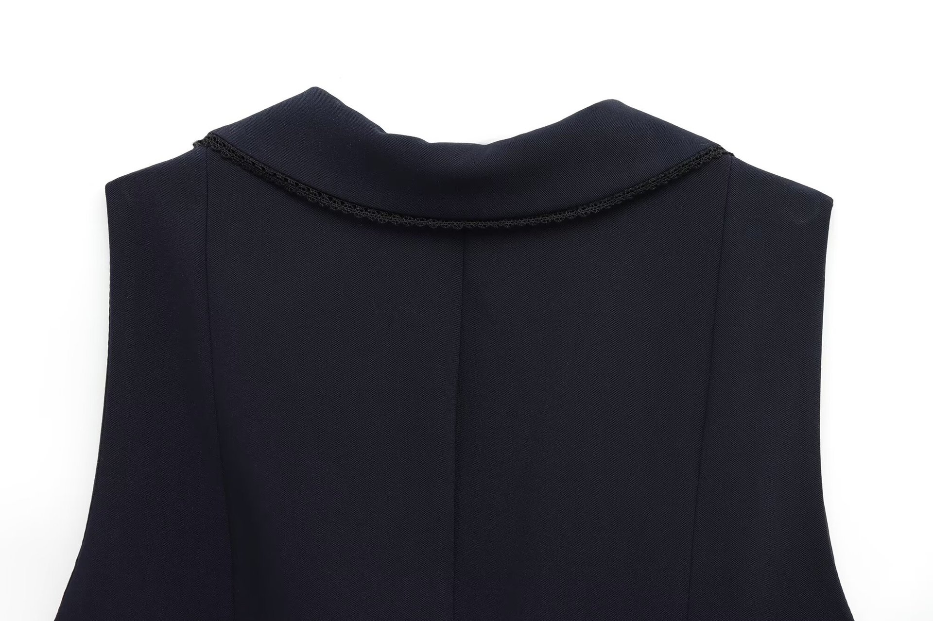 Women's Wide Pleated Collar Short Dress