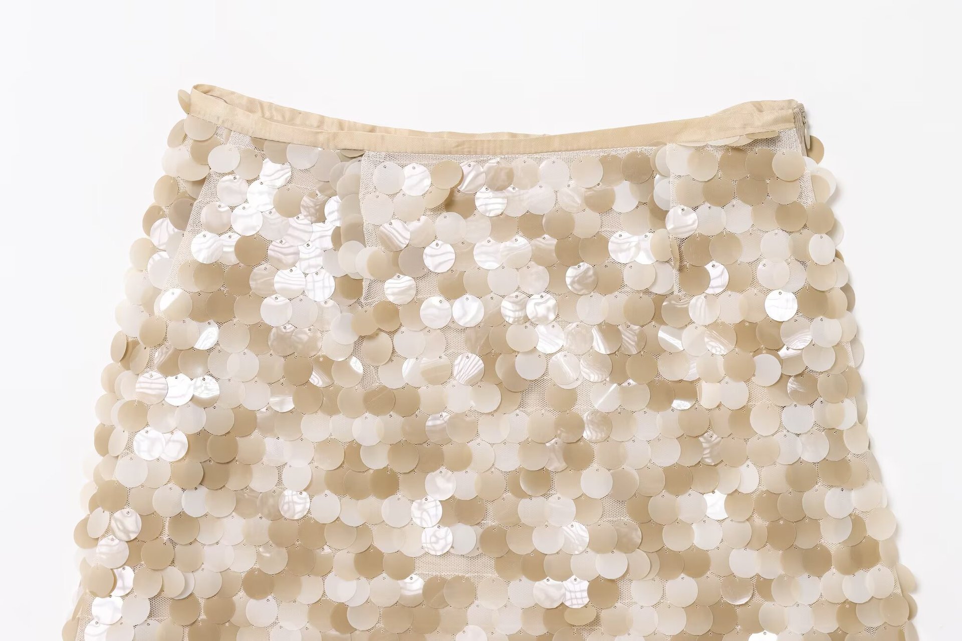 Women's Clothing INS Casual Versatile Sequined Mini Skirt
